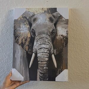 Elephant Canvas Wall Art